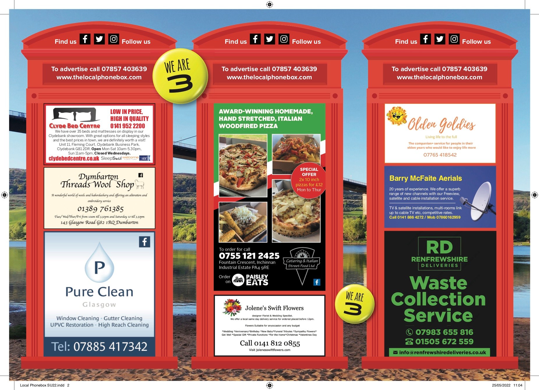 leaflet design and distribution Erskine